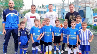 Επίσκεψη παικτών του Ηρακλή σε αθλητές ακαδημιών στους Χορτατζήδες