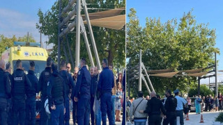 Λάρισα: Ένταση με αρνητές έξω από εκκλησία που γίνονταν εμβολιασμοί