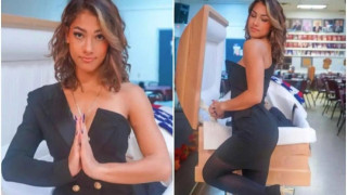 Influencer θεώρησε καλή ιδέα να κάνει φωτογράφηση στην κηδεία του πατέρα της