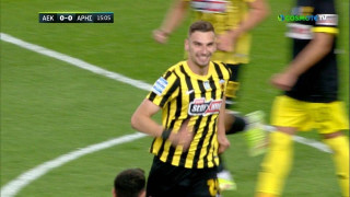 Ο Μήτογλου εκτελεί τον Κουέστα, 1-0 η ΑΕΚ