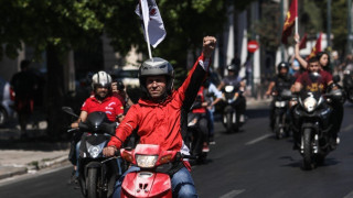 Θεσσαλονίκη: Μηχανοκίνητη πορεία διαμαρτυρίας για τους διανομείς