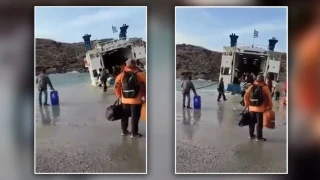 Θρίλερ με το «Εξπρές Σκοπελίτης» να προσπαθεί να δέσει με 9 μποφόρ -Βίντεο τρόμου