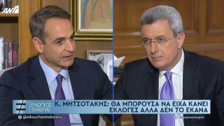 Μητσοτάκης: «Όχι» σε πρόωρες εκλογές, «ναι» σε διπλές κάλπες και αυτοδυναμία