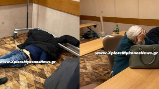 Κακοκαιρία «Ελπίς»: Απίστευτες εικόνες με εγκλωβισμένους να κοιμούνται στα πατώματα ξενοδοχείου