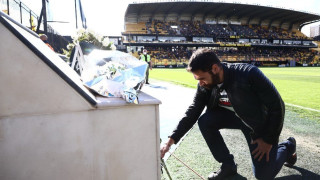 Κατέθεσε λουλούδια στο μνημείο του Άλκη ο Ολυμπιονίκης Θοδωρής Ιακωβίδης