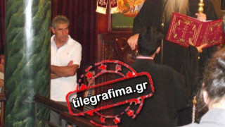 Στην υποδοχή των Λειψάνων του Αγίου Παρθενίου ο Άγγελος Αναστασιάδης (pics)