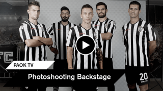 Το backstage της φωτογράφησης των παικτών του ΠΑΟΚ (video)