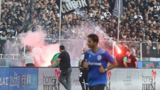 Ανταλλαγή φωτοβολίδων και ένταση που... έληξε στο ΟΑΚΑ