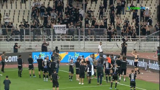 Χειροκροτήθηκαν οι παίκτες του ΠΑΟΚ για την προσπάθεια