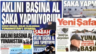 «Ελλάδα βάλε μυαλό» - Οι απειλές του Ερντογάν έγιναν πρωτοσέλιδο