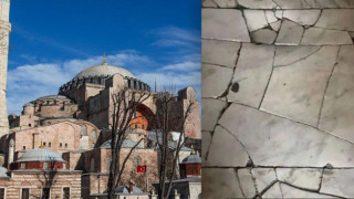 Νέες καταστροφές στην Αγία Σοφία: Έσπασαν τα μάρμαρα στo δάπεδο