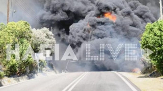 Φωτιά στα Κρέστενα Ηλείας: Κάτοικοι τρέχουν να σωθούν!