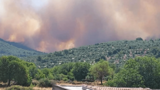 Μεγάλη φωτιά στη Λέσβο – Προληπτική εκκένωση των Βατερών