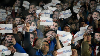 Σουάρεζ: Μάσκες με το πρόσωπό του φόρεσε όλο το γήπεδο της Νασιονάλ