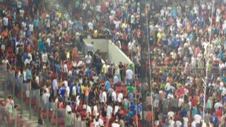 Άγριο ξύλο μεταξύ Ελλήνων στο παιχνίδι με τη Φινλανδία (VIDEO)