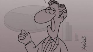 Τα «σπάει» το νέο σκίτσο του Αρκά για τις δημοσκοπήσεις (pic)