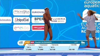 Πήρε το χάλκινο στη συγχρονισμένη κολύμβηση... με Βασίλη Παπακωνσταντίνου (vid)