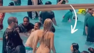 «Θύελλα» αντιδράσεων για το G-string γυναίκας σε πισίνα