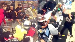 Λος Άντζελες: Μπούκαραν εκατό άτομα σε μίνι μάρκετ κλέβοντας και καταστρέφοντας τα πάντα