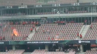 Νις - Κολωνία: Η πτώση Γερμανού οπαδού από το πάνω διάζωμα (vid)