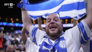 Ο Φάνης Λαμπρόπουλος πανηγύρισε στο Βερολίνο για την Εθνική (vid)