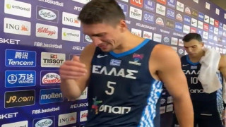 Αποχώρησε με δάκρυα στα μάτια ο Λαρεντζάκης μετά από την ήττα από την Γερμανία