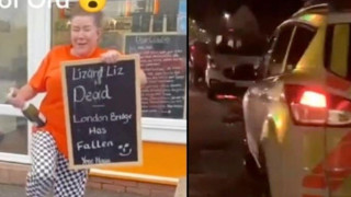 «Η… σαύρα πέθανε»- Χαμός σε εστιατόριο που πανηγύριζε τον θάνατο της Βασίλισσας