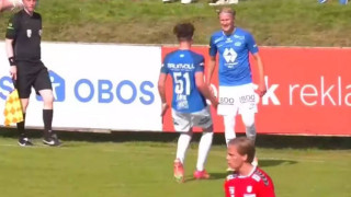 Ο Άλμπερτ Τιάλαντ, ξάδερφος του Χάλαντ σκόραρε πίσω από το κέντρο (vid)