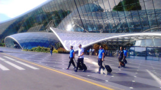 Δείτε σε βίντεο την άφιξη του ΠΑΟΚ στο Μπακού