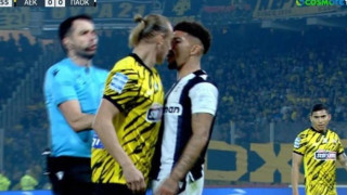 ΑΕΚ - ΠΑΟΚ: «Κοκορομαχία» μεταξύ Βίντα - Αουγκούστο στο ξεκίνημα της αναμέτρησης (vid)