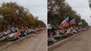 Ανατριχιαστικό βίντεο δείχνει τάφους χιλιομέτρων Ρώσων στρατιωτών στη Λουχάνσκ