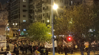 Θεσσαλονίκη: Συγκέντρωση διαμαρτυρίας για τον πυροβολισμό του 16χρονου