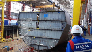 Φωτογραφίες από την κατασκευή της πρώτης ελληνικής φρεγάτας Belharra