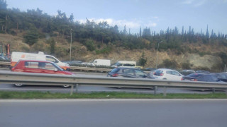 Καραμπόλα τεσσάρων οχημάτων στον Περιφερειακό της Θεσσαλονίκης