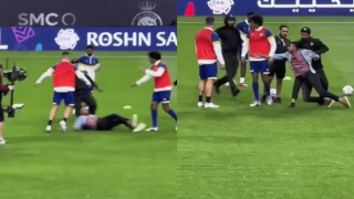 Κριστιάνο Ρονάλντο: Οπαδός του έκανε «ντου» με τάκλιν! (vid)