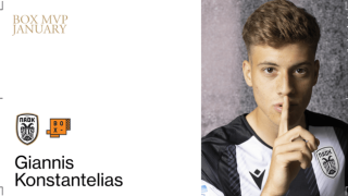 ΠΑΟΚ: Σαρωτικός ο Γιάννης Κωνσταντέλιας πήρε και τον τίτλο του MVP για τρίτο συνεχόμενο μήνα