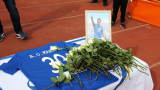 Σε βαρύ κλίμα το Καβάλα - Νέστος Χρυσούπολης: Απέδωσαν φόρο τιμής στον αδικοχαμένο Ιορδάνη Αδαμάκη