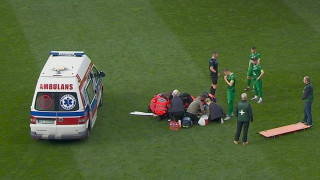 Σοκαριστικός τραυματισμός: Παίκτης έπεσε σε αντίπαλο και του λύγισε το καλάμι