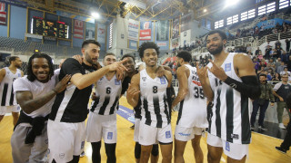 ΠΑΟΚ - Προμηθέας: Οι πανηγυρισμοί των παικτών του Δικεφάλoυ