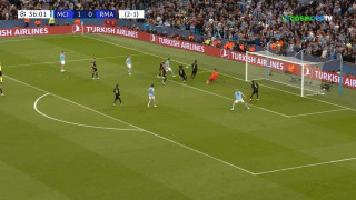 Το 2-0 της Σίτι με τον Μπερνάρντο Σίλβα 2-0, στο πόδι το Μάντσεστερ