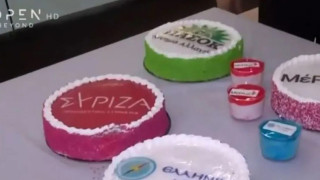 Θεσσαλονίκη: Έκαναν θραύση οι τούρτες για κόμματα (vid)