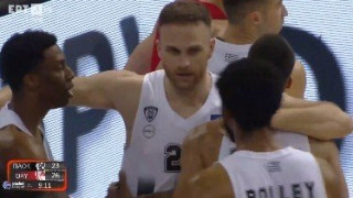 «Γαλλικά» ανάμεσα σε Λαρεντζάκη και Φράνκε στο PAOK Sports Arena (vid)