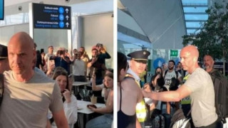 Οπαδοί της Ρόμα «στόλισαν» στο αεροδρόμιο τον Τέιλορ