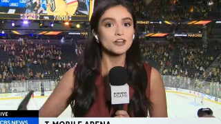 Ρεπόρτερ έσπρωξε άνδρα για να μην μπει στο πλάνο