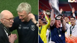 Γουέστ Χαμ: Ο Μόγιες φόρεσε στον 87χρονο πατέρα του το μετάλλιο του Conference League