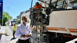 Δήμος Θεσσαλονίκης: Ξεκίνησε ασφαλτόστρωση στη Λαμπράκη﻿ - Επιθεώρηση από Ζέρβα