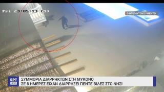 Καρέ-καρέ η δράση συμμορίας διαρρηκτών που «ξάφριζε» βίλες στη Μύκονο