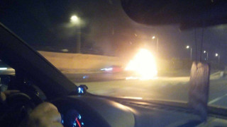 Μπεϊτάρ - ΠΑΟΚ: Αυτοκίνητο έπιασε φωτιά σε κεντρικό δρόμο της Ιερουσαλήμ