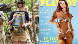 Ουκρανή έχασε το μάτι της στον πόλεμο και ποζάρει στο νέο Playboy