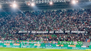 Ηχηρό μήνυμα των οπαδών της Ραπίντ Βιέννης για τη δολοφονία του Μιχάλη Κατσουρή